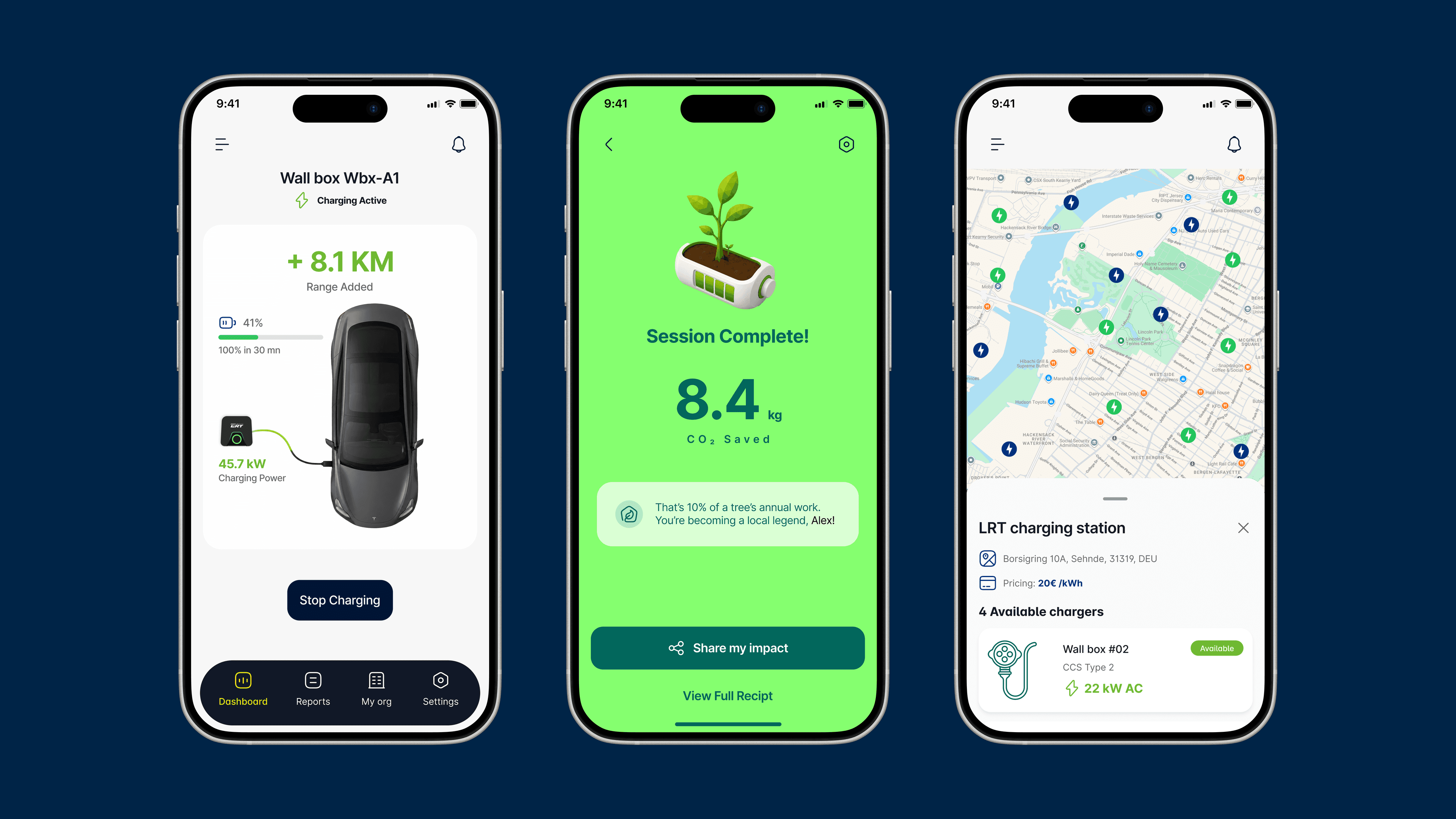 PowerUp mobile onboarding screen mockups