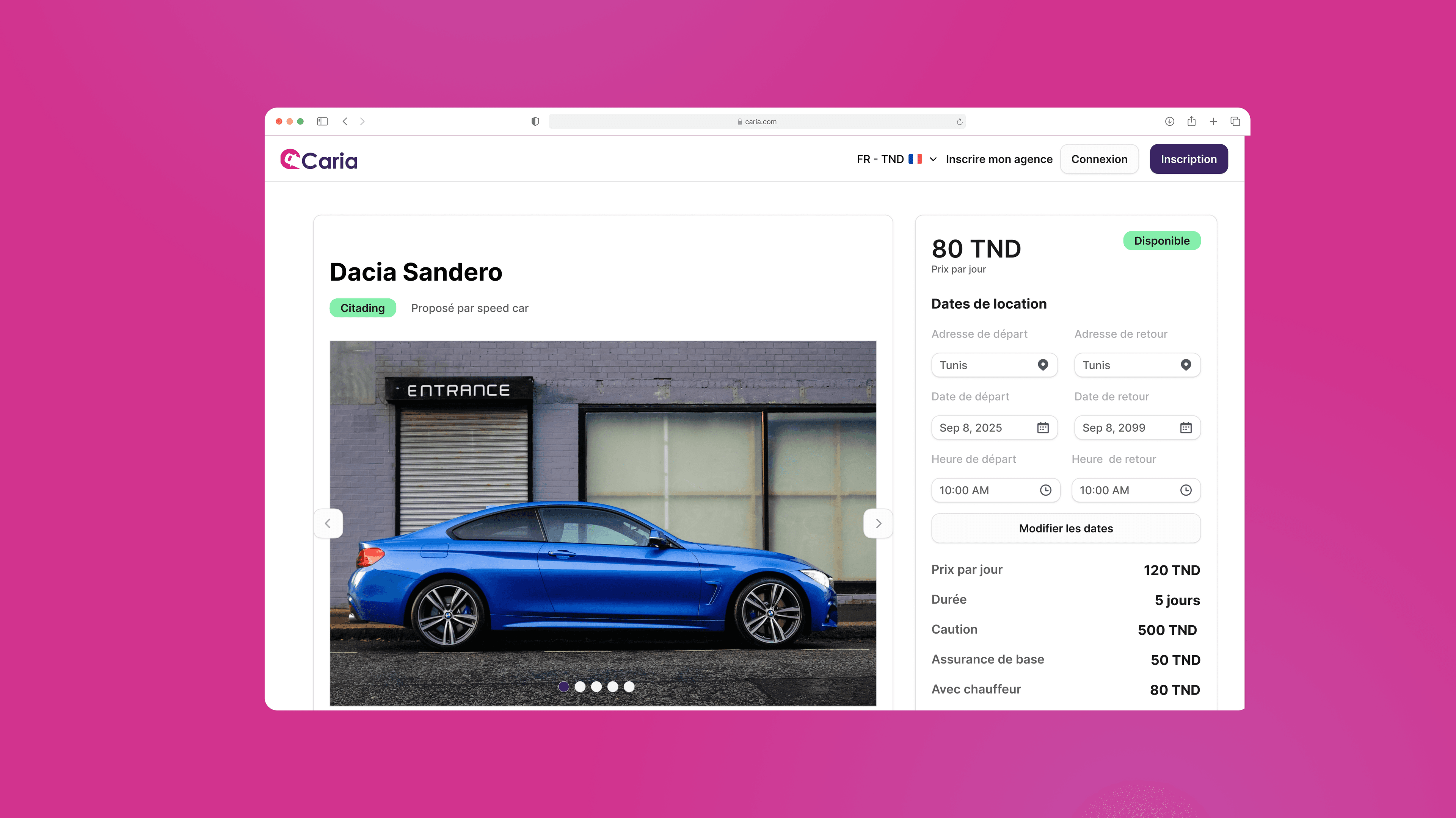 Comparison grid view UI