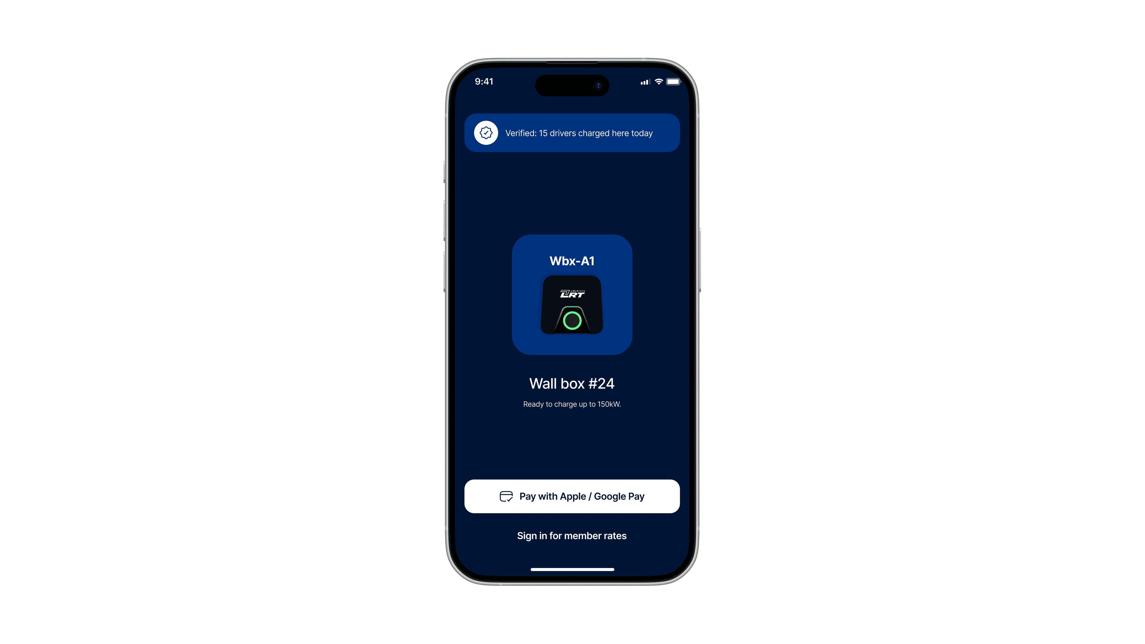 Active charging session timer